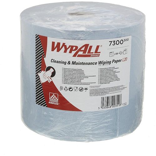 5033848003518 - Wischtücher 7300 Wypall L30 Großrolle 2-lagig 1 Rolle 5033848003518 Kimberly-Clark 5033848003518 - Wischtücher 7300 Wypall L30 Großrolle 2-lagig 1 Rolle 5033848003518 Kimberly-Clark