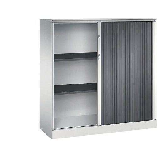 4062084829287 - Rollladenschrank ASISTO Höhe 1292 mm Breite 1200 mm lichtgrau schwarzgrau