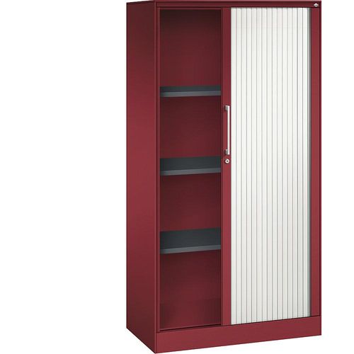 4062084799054 - Rollladenschrank ASISTO Höhe 1617 mm Breite 800 mm rubinrot verkehrsweiß