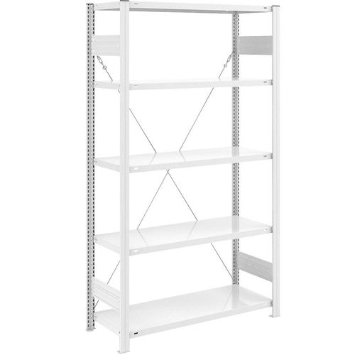 4061753019011 - eurokraft pro AntiBak®-Steckregal antibakteriell Regalhöhe 2000 mm Grundregal Fachbodenbreite 1000 mm Fachbodentiefe 500 mm
