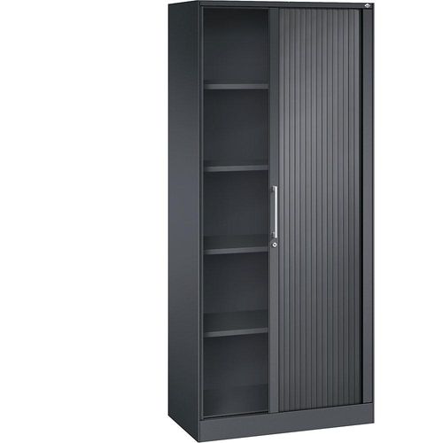 4052574989393 - Rollladenschrank ASISTO Höhe 1980 mm Breite 800 mm schwarzgrau schwarzgrau 4052574989393 - Rollladenschrank ASISTO Höhe 1980 mm Breite 800 mm schwarzgrau schwarzgrau