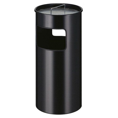 8713631002948 - Certeo - Abfalleimer mit Aschenbecher 50 l Schwarz V-Part - Schwarz 8713631002948 - Certeo - Abfalleimer mit Aschenbecher 50 l Schwarz V-Part - Schwarz