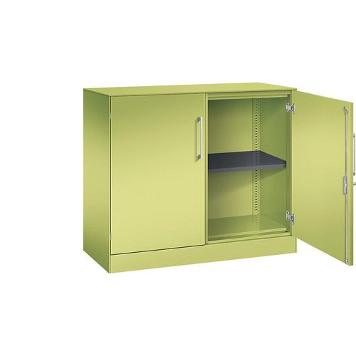 4062084798590 - Flügeltürenschrank ASISTO Höhe 897 mm Breite 1000 mm 1 Fachboden viridingrün viridingrün