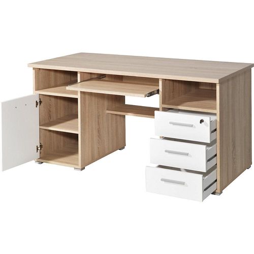 4005949484153 - Schreibtischkombination 0484-157 75cm (H) 145cmx70cm (BxT) rechteckig sonoma-eiche sonoma-eiche 4005949484153 GERMANIA 4005949484153 - Schreibtischkombination 0484-157 75cm (H) 145cmx70cm (BxT) rechteckig sonoma-eiche sonoma-eiche 4005949484153 GERMANIA