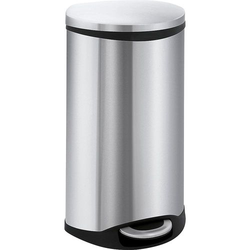 8713631055364 - EKO Tretabfallsammler muschelförmig Volumen 30 l HxBxT 690 x 340 x 375 mm Korpus Edelstahl 8713631055364 - EKO Tretabfallsammler muschelförmig Volumen 30 l HxBxT 690 x 340 x 375 mm Korpus Edelstahl