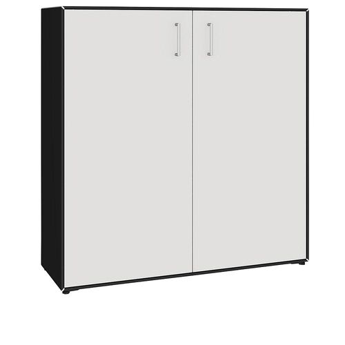 4250633391211 - mauser Flügeltürenschrank 2 Türen 6 Fächer Breite 1155 mm tiefschwarz signalweiß 4250633391211 - mauser Flügeltürenschrank 2 Türen 6 Fächer Breite 1155 mm tiefschwarz signalweiß