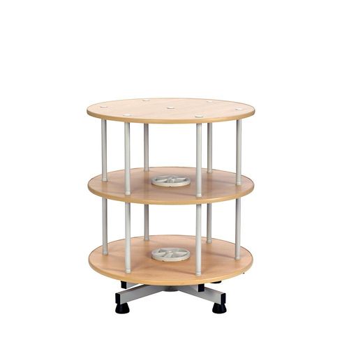 8697837509138 - Ordner-Drehsäule - ø 800 mm Tisch-Ausführung - 2 Etagen Dekor Buche - Plattenfarbe Buche-Dekor 8697837509138 - Ordner-Drehsäule - ø 800 mm Tisch-Ausführung - 2 Etagen Dekor Buche - Plattenfarbe Buche-Dekor