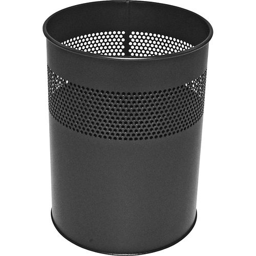 8713631029747 - Papierkorb rund Volumen 30 l HxØ 405 x 310 mm schwarz ab 10 Stk kaiserkraft