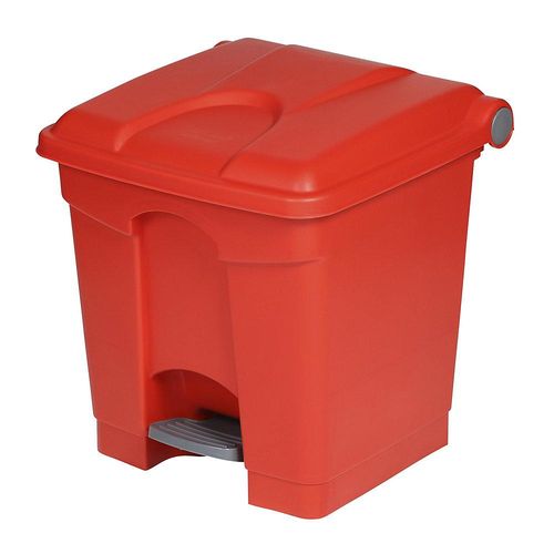 4897020624820 - EUROKRAFTbasic Pedal- Tretabfallsammler Volumen 30 l BxHxT 410 x 435 x 400 mm rot 4897020624820 - EUROKRAFTbasic Pedal- Tretabfallsammler Volumen 30 l BxHxT 410 x 435 x 400 mm rot