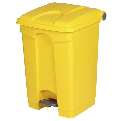 4897020622680 - EUROKRAFTbasic Pedal- Tretabfallsammler Volumen 45 l BxHxT 410 x 600 x 400 mm gelb 4897020622680 - EUROKRAFTbasic Pedal- Tretabfallsammler Volumen 45 l BxHxT 410 x 600 x 400 mm gelb