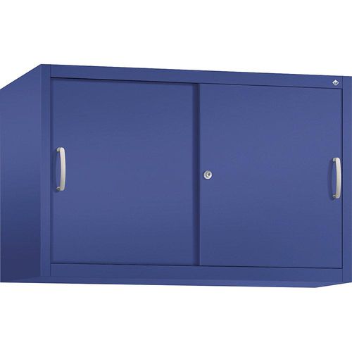 4063332003497 - ACURADO Aufsatzschrank mit Schiebetüren 1 Fachboden HxBxT 790 x 1200 x 500 mm lapisblau