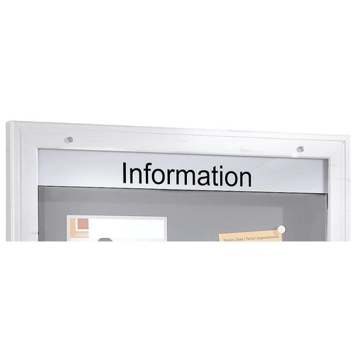 4260256791558 - Schriftleiste für Schaukasten Acryl weiß Höhe 100 mm beschriftet nach Vorgabe 4260256791558 - Schriftleiste für Schaukasten Acryl weiß Höhe 100 mm beschriftet nach Vorgabe