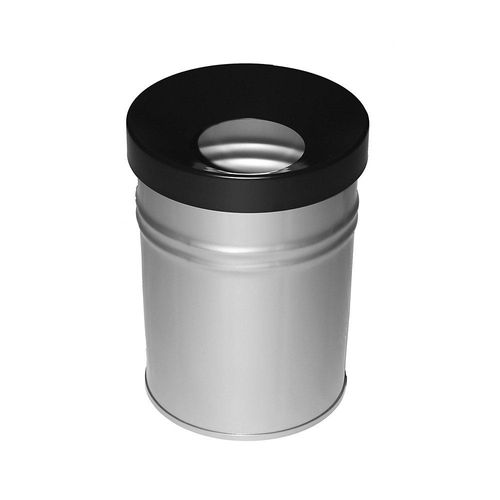 4260058004900 - Abfallbehälter selbstlöschend Volumen 16 l HxØ 340 x 245 mm grau kaiserkraft