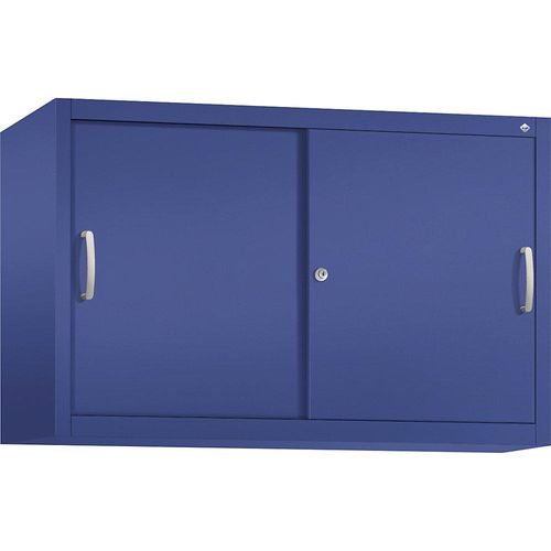 4063332001868 - ACURADO Aufsatzschrank mit Schiebetüren 1 Fachboden HxBxT 790 x 1200 x 400 mm lapisblau