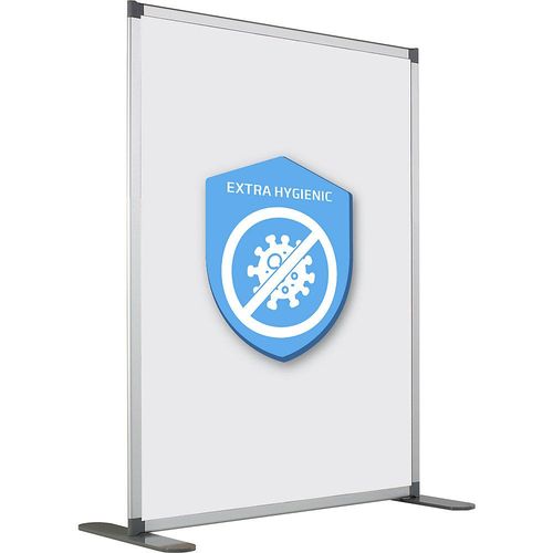 8712752110037 - Hygiene-Whiteboard-Trennwand emaillierte antibakterielle Tafelfläche HxBxT 1500 x 1250 x 500 mm kaiserkraft 8712752110037 - Hygiene-Whiteboard-Trennwand emaillierte antibakterielle Tafelfläche HxBxT 1500 x 1250 x 500 mm kaiserkraft