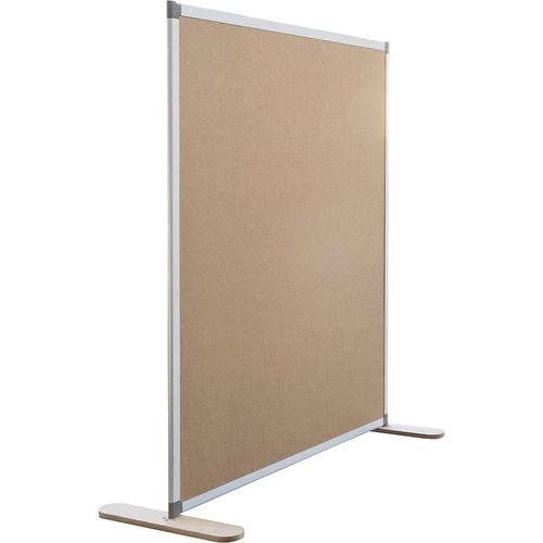 8712752110433 - Trennwand NATURAL BxT 1250 x 500 mm mit Wabenkarton Höhe 1450 mm kaiserkraft 8712752110433 - Trennwand NATURAL BxT 1250 x 500 mm mit Wabenkarton Höhe 1450 mm kaiserkraft