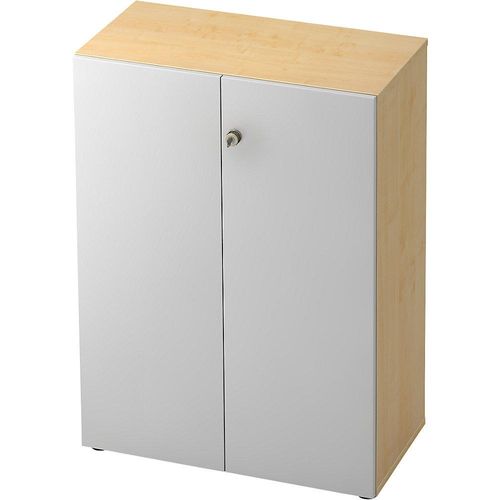 4032062178416 - ANNY-AC - Aktenschrank mit Akustik-Rückwand HxBxT 1100 x 800 x 420 mm 2 Fachböden Ahorn-Dekor