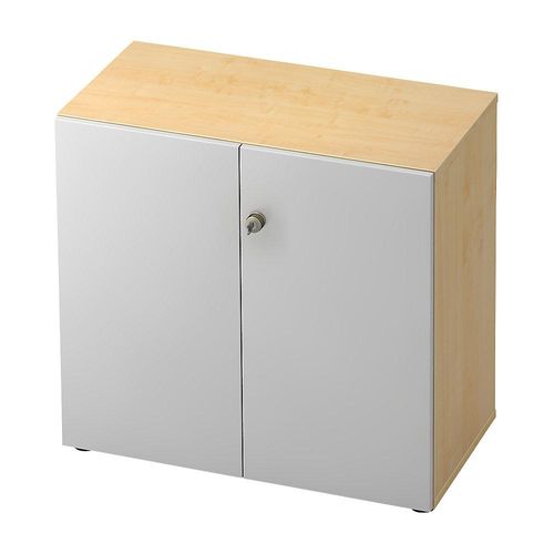 4032062178225 - ANNY-AC - Aktenschrank mit Akustik-Rückwand HxBxT 748 x 800 x 420 mm 1 Fachboden Ahorn-Dekor