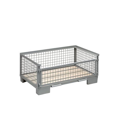 4061753111555 - Gitterbox mittelhohe Bauform 1 Längswand voll abklappbar ab 10 Stück kaiserkraft
