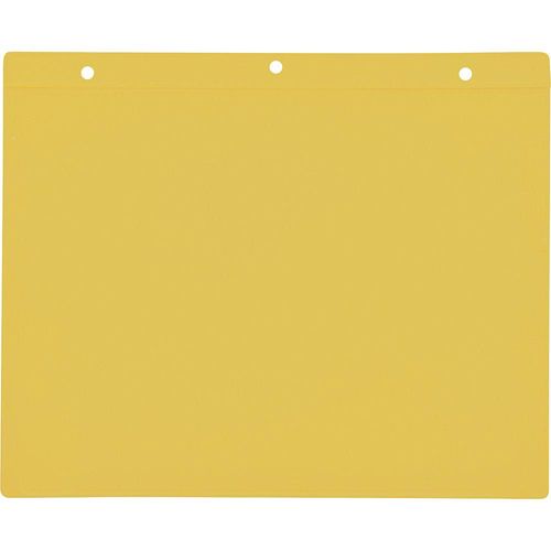 4004165000321 - Beschriftungstaschen mit Aufhängelochung Querformat DIN A5 gelb VE 50 Stk ab 2 VE 4004165000321 - Beschriftungstaschen mit Aufhängelochung Querformat DIN A5 gelb VE 50 Stk ab 2 VE