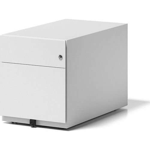 5020073838022 - BISLEY Rollcontainer Note™ mit 1 Hängeregistratur 1 Universalschublade HxBxT 495 x 420 x 775 mm mit Griffleiste verkehrsweiß 5020073838022 - BISLEY Rollcontainer Note™ mit 1 Hängeregistratur 1 Universalschublade HxBxT 495 x 420 x 775 mm mit Griffleiste verkehrsweiß