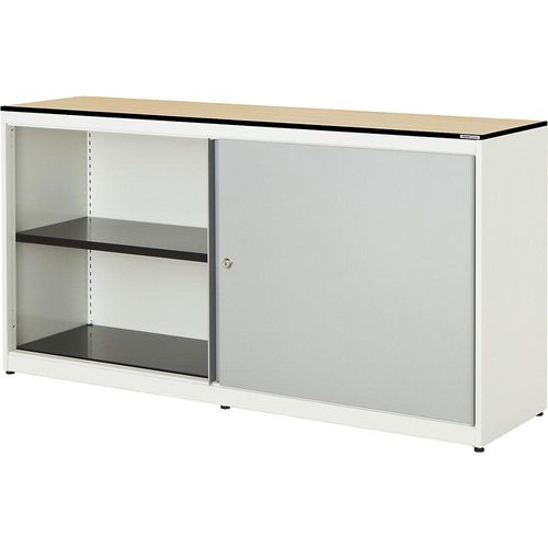 4250633329788 - mauser Schiebetürenschrank HxBxT 818 x 1600 x 432 mm Vollkernplatte 2 x 1 Fachboden reinweiß weißaluminium Ahorn 4250633329788 - mauser Schiebetürenschrank HxBxT 818 x 1600 x 432 mm Vollkernplatte 2 x 1 Fachboden reinweiß weißaluminium Ahorn