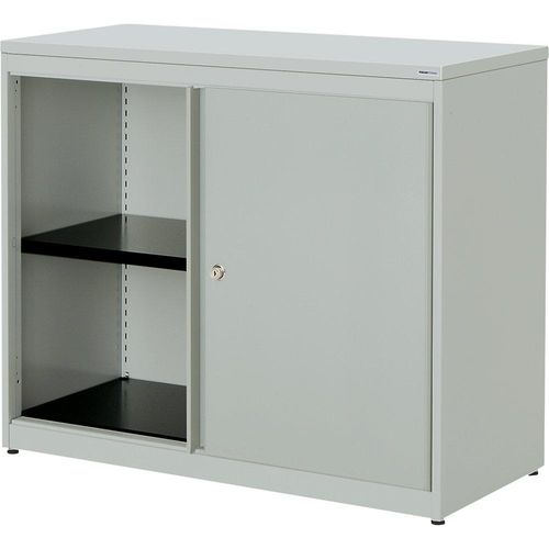 4250633329214 - mauser Schiebetürenschrank HxBxT 830 x 1000 x 432 mm Kunststoffplatte 1 Fachboden lichtgrau lichtgrau lichtgrau 4250633329214 - mauser Schiebetürenschrank HxBxT 830 x 1000 x 432 mm Kunststoffplatte 1 Fachboden lichtgrau lichtgrau lichtgrau