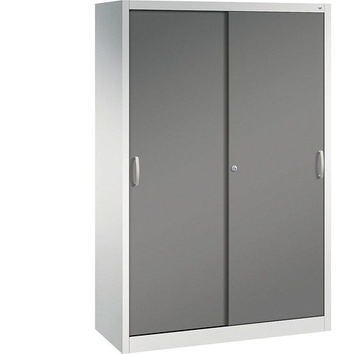 4063332003190 - C+P Schiebetürenschrank Acurado H1950xB1200xT500mm Korpus Lichtgrau Fronten Vulkangrau Anzahl Fächer 6 4063332003190 - C+P Schiebetürenschrank Acurado H1950xB1200xT500mm Korpus Lichtgrau Fronten Vulkangrau Anzahl Fächer 6