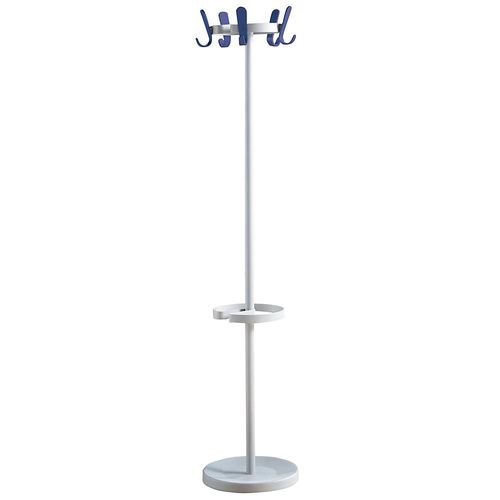 4061753106445 - eurokraft pro Garderobenständer mit 5 Haken Höhe 1680 mm Ø 350 mm Hakenfarbe Blau 4061753106445 - eurokraft pro Garderobenständer mit 5 Haken Höhe 1680 mm Ø 350 mm Hakenfarbe Blau