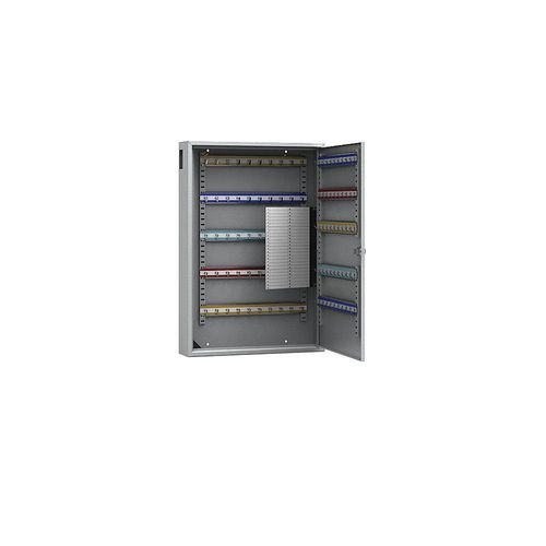5901468301058 - Schlüsselschrank grau lackiert mit Einwurfschlitz mit 100 Haken 5901468301058 - Schlüsselschrank grau lackiert mit Einwurfschlitz mit 100 Haken