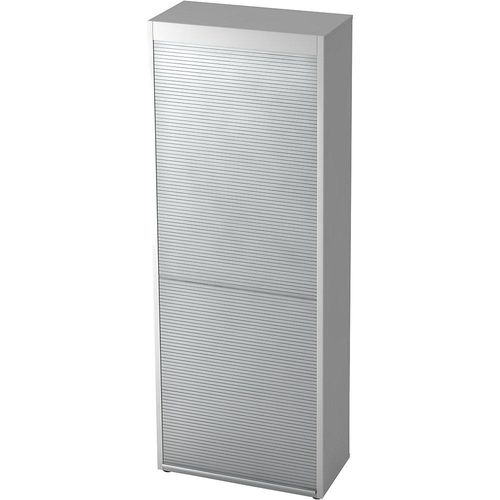 4032062181379 - ANNY-AC - Rollladenschrank mit Akustik-Rückwand 5 Fachböden lichtgrau kaiserkraft