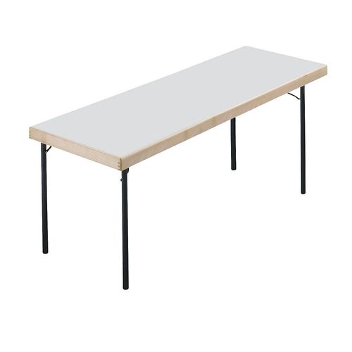 4250709201222 - Klapptisch 4-Fuß-Gestell 1700 x 700 mm Gestell anthrazit Platte lichtgrau 4250709201222 - Klapptisch 4-Fuß-Gestell 1700 x 700 mm Gestell anthrazit Platte lichtgrau
