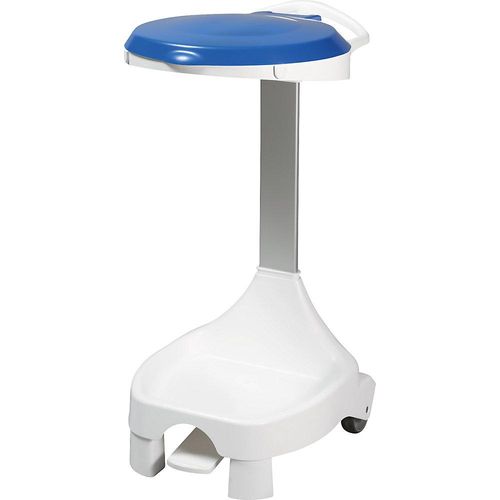4250128203692 - Pedal-Müllsackständer mit Rollen mit 2 Bockrollen 2 Standfüße blau 4250128203692 - Pedal-Müllsackständer mit Rollen mit 2 Bockrollen 2 Standfüße blau