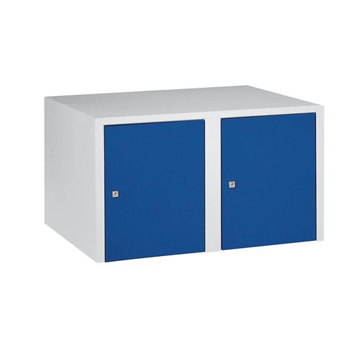 4250618223209 - Aufsatzschrank München 2 Abteile enzianblau Breite 800 mm Wolf 4250618223209 - Aufsatzschrank München 2 Abteile enzianblau Breite 800 mm Wolf