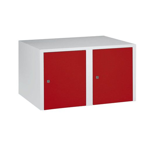 4250618223186 - Aufsatzschrank München 2 Abteile feuerrot Breite 800 mm Wolf 4250618223186 - Aufsatzschrank München 2 Abteile feuerrot Breite 800 mm Wolf