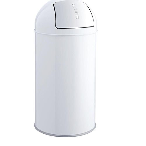 4012086091663 - Push-Abfallbehälter 30 l Weiß Abfallbehälter für Büro Abfallbehälter - Farbe Abfallbehälter weiß 4012086091663 - Push-Abfallbehälter 30 l Weiß Abfallbehälter für Büro Abfallbehälter - Farbe Abfallbehälter weiß