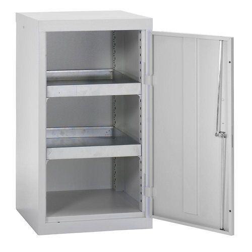 4031068143992 - Umweltschrank ohne Türlochung HxBxT 900 x 500 x 500 mm 2 Wannenböden lichtgrau   lichtgrau kaiserkraft