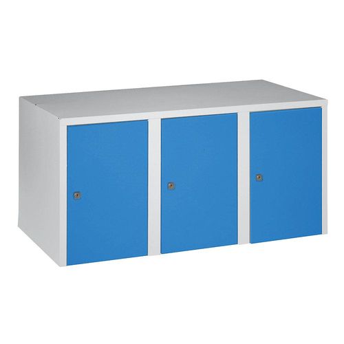 4250618223445 - Aufsatzschrank München 3 Abteile lichtblau Breite 900 mm Wolf 4250618223445 - Aufsatzschrank München 3 Abteile lichtblau Breite 900 mm Wolf