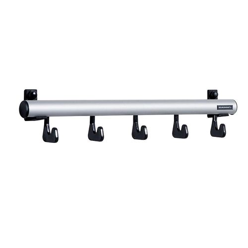 4061753106971 - eurokraft pro Wandgarderobenleiste HxT 80 x 80 mm 5 Haken Breite 500 mm VE 2 Stk 4061753106971 - eurokraft pro Wandgarderobenleiste HxT 80 x 80 mm 5 Haken Breite 500 mm VE 2 Stk