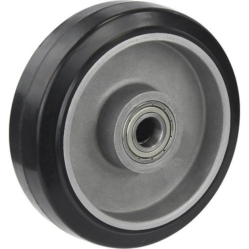 4250615216419 - Elastik-Vollgummi-Reifen schwarz Präzisionskugellager Rad-Ø x Breite 100 x 40 mm Proroll 4250615216419 - Elastik-Vollgummi-Reifen schwarz Präzisionskugellager Rad-Ø x Breite 100 x 40 mm Proroll