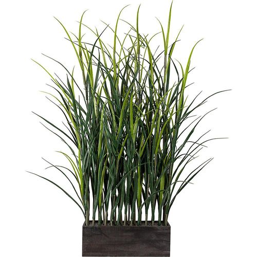 4064118079057 - Kunststoffgras-Raumteiler im Holzkasten BxT 300 x 100 mm Höhe ca 900 mm kaiserkraft