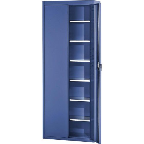 4250633316283 - mauser Magazinschrank ohne Sichtlagerkästen HxBxT 2150 x 680 x 280 mm einfarbig blau 4250633316283 - mauser Magazinschrank ohne Sichtlagerkästen HxBxT 2150 x 680 x 280 mm einfarbig blau