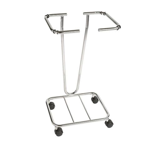 4050828170702 - Wertstoff-Müllsackständer ohne Deckel für Volumen 1 x 120 l Fahrgestell Edelstahl 4050828170702 - Wertstoff-Müllsackständer ohne Deckel für Volumen 1 x 120 l Fahrgestell Edelstahl