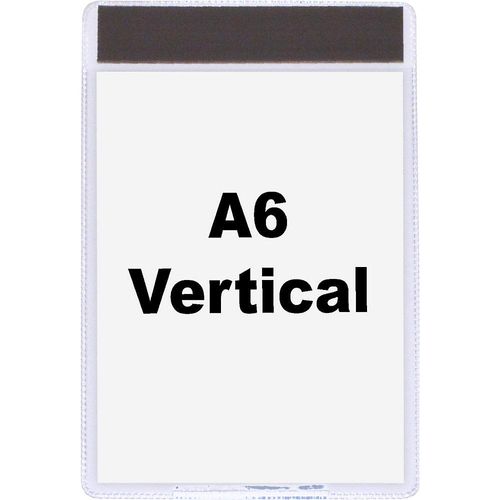 5025360190258 - Dokumentenhüllen mit Magnetstreifen für A6 Hochformat kurze Seite offen VE 10 Stk 5025360190258 - Dokumentenhüllen mit Magnetstreifen für A6 Hochformat kurze Seite offen VE 10 Stk