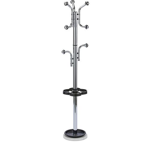 4260285072123 - Garderobenständer mit chromfarbenen Hakenkugeln Höhe 1680 mm Ø 300 mm verchromt 4260285072123 - Garderobenständer mit chromfarbenen Hakenkugeln Höhe 1680 mm Ø 300 mm verchromt