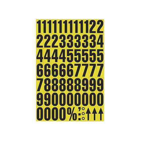 5025360018576 - DIN-A4-Bogen mit Schriftzeichen magnetische Ziffern VE 2 Stk Untergrund gelb 5025360018576 - DIN-A4-Bogen mit Schriftzeichen magnetische Ziffern VE 2 Stk Untergrund gelb