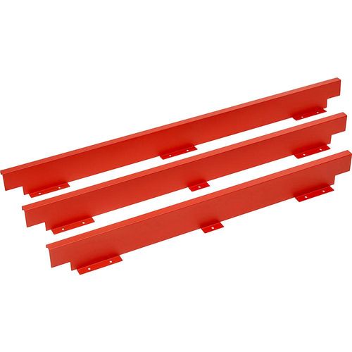 8719806016536 - Mini-Metallrückwand zur Befestigung an der Tischplatte Tischbreite 1600 mm kaiserkraft