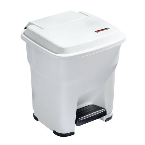 4052021000305 - Pedal-Abfallsammler HERA Volumen 35 l BxHxT 390 x 440 x 390 mm weiß 4052021000305 - Pedal-Abfallsammler HERA Volumen 35 l BxHxT 390 x 440 x 390 mm weiß