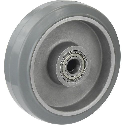 4250615257764 - Elastik-Vollgummi-Reifen grau Präzisionskugellager Rad-Ø x Breite 100 x 40 mm Proroll 4250615257764 - Elastik-Vollgummi-Reifen grau Präzisionskugellager Rad-Ø x Breite 100 x 40 mm Proroll