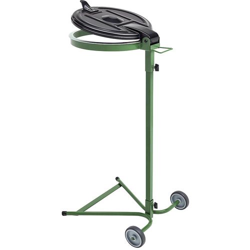 8594168470116 - Müllsackständer für Volumen 120 l 2-Rad-Fahrgestell grün Kunststoffdeckel 8594168470116 - Müllsackständer für Volumen 120 l 2-Rad-Fahrgestell grün Kunststoffdeckel